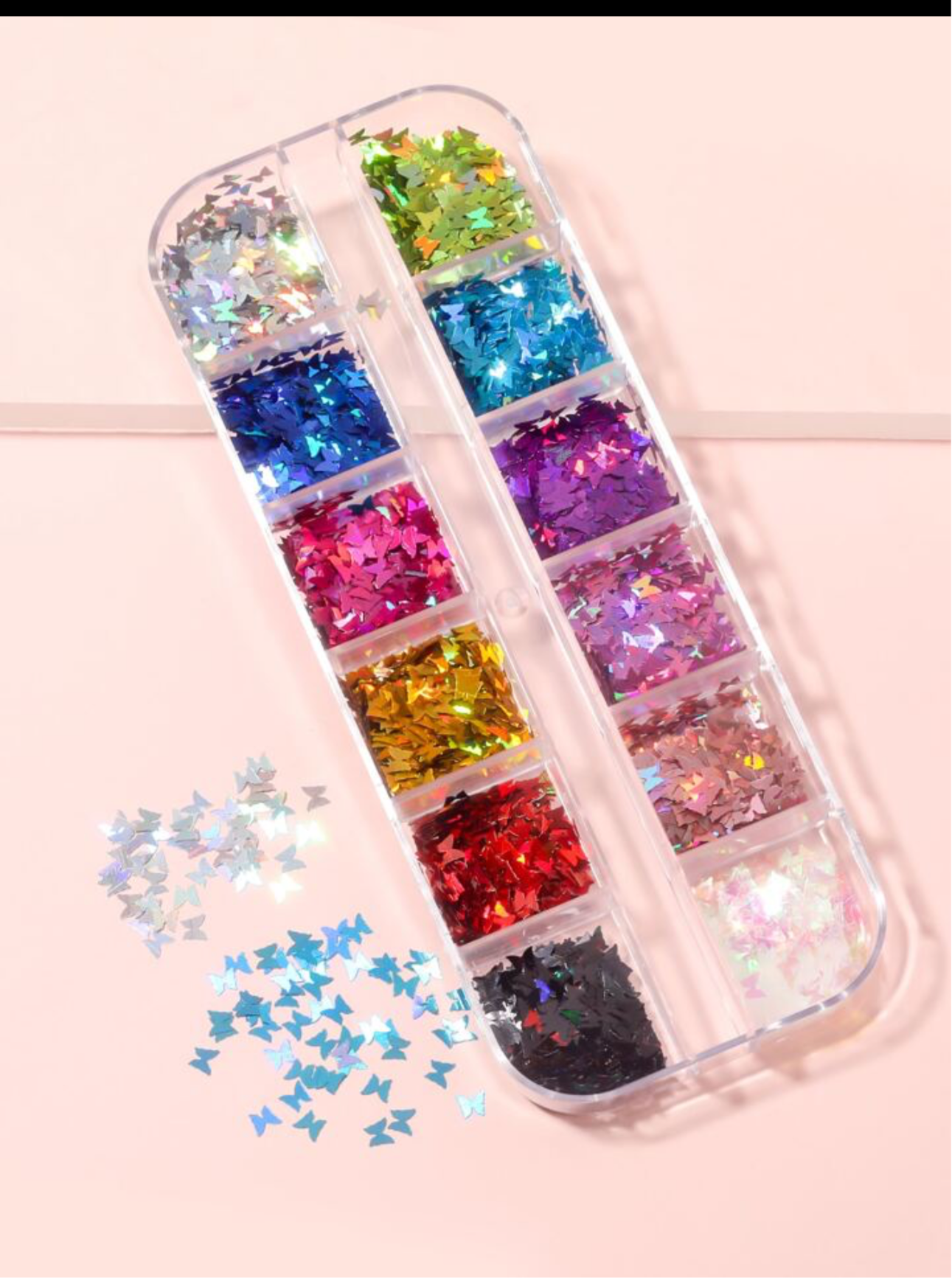 Butterfly nail art