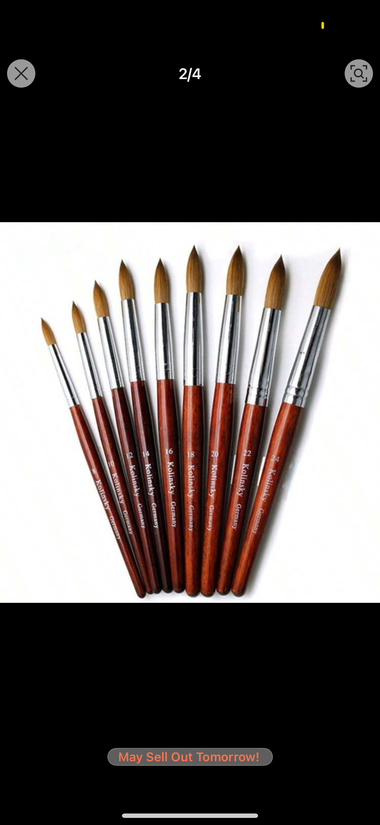 Acrylic brush