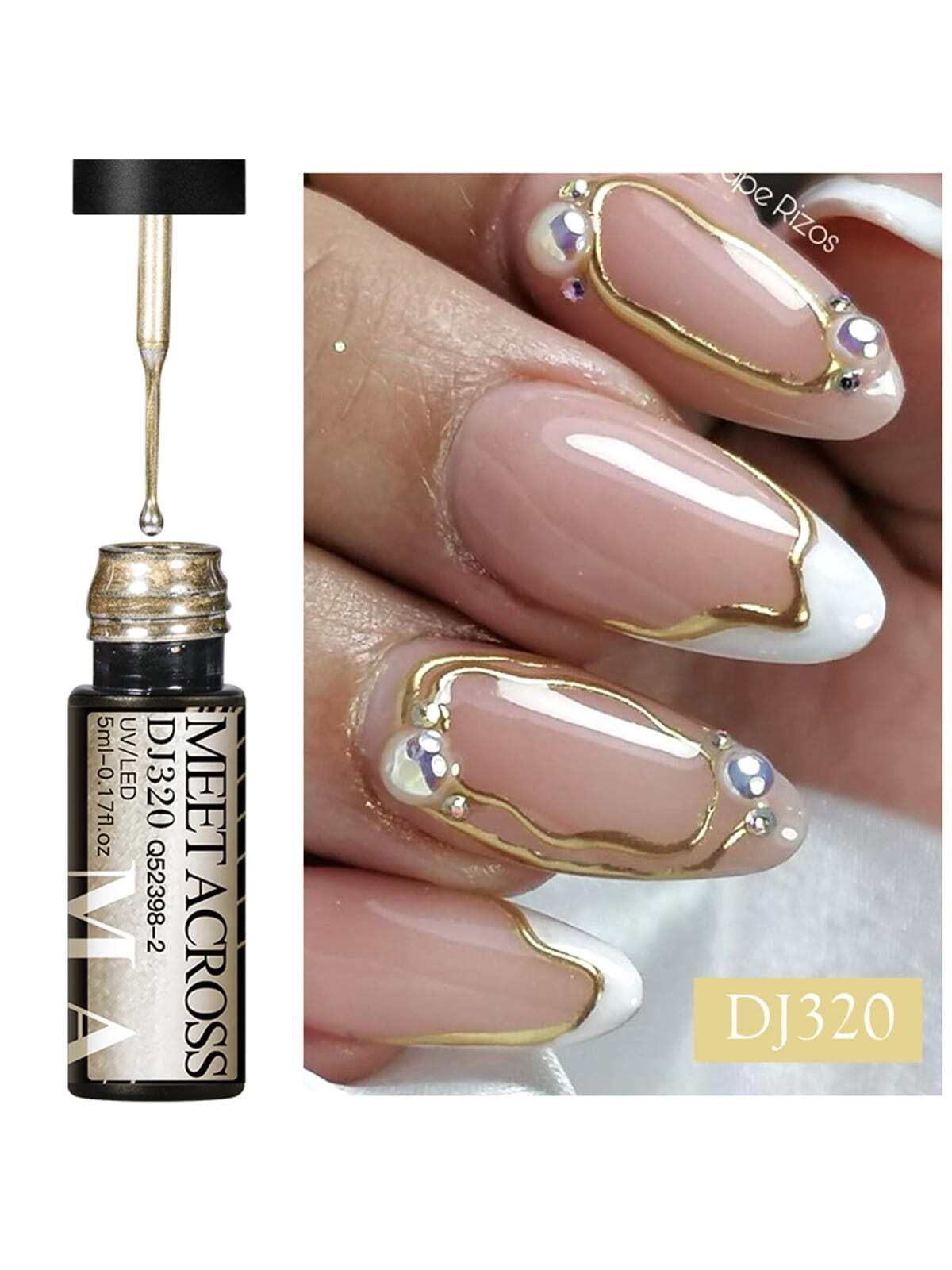 Metallic nail art tool