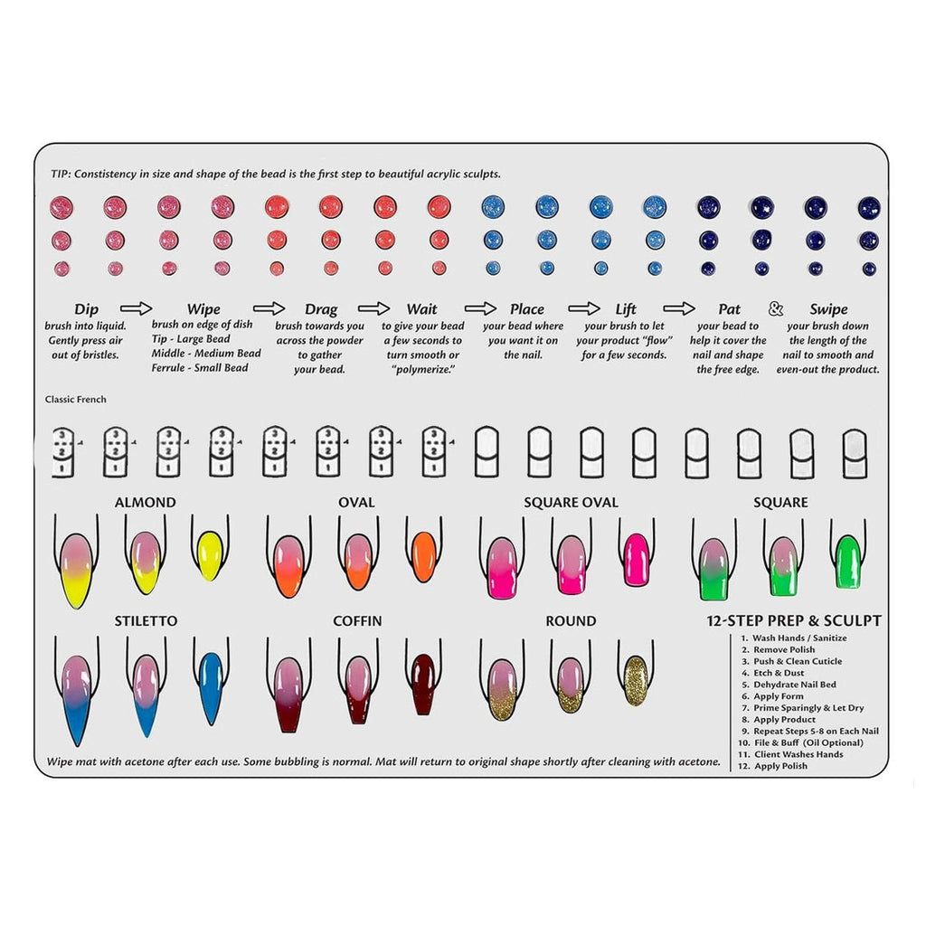 Silicone Acrylic Practice Mat