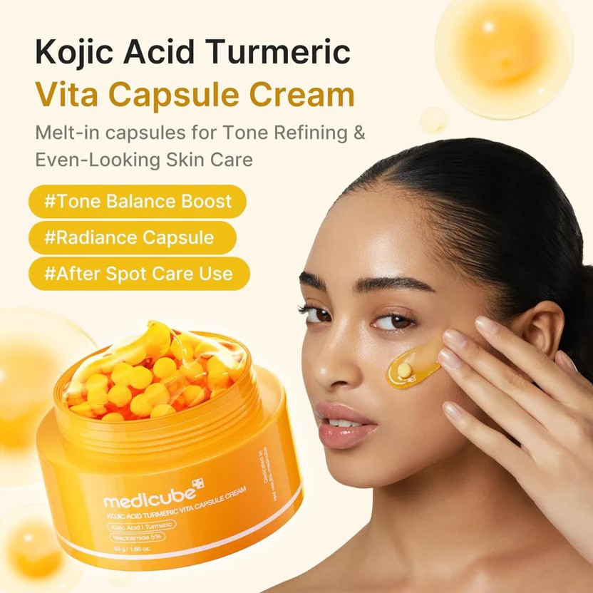 Medicube Kojic Acid Turmeric Vita Capsule Cream