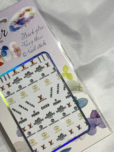 Load image into Gallery viewer, Louis Vuitton nail stickers
