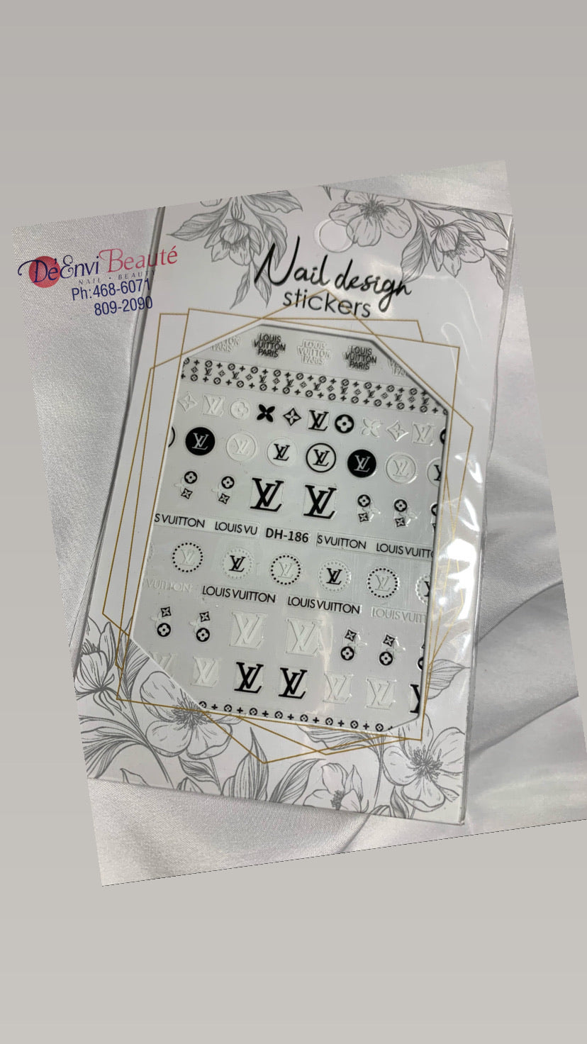 Louis Vuitton nail stickers