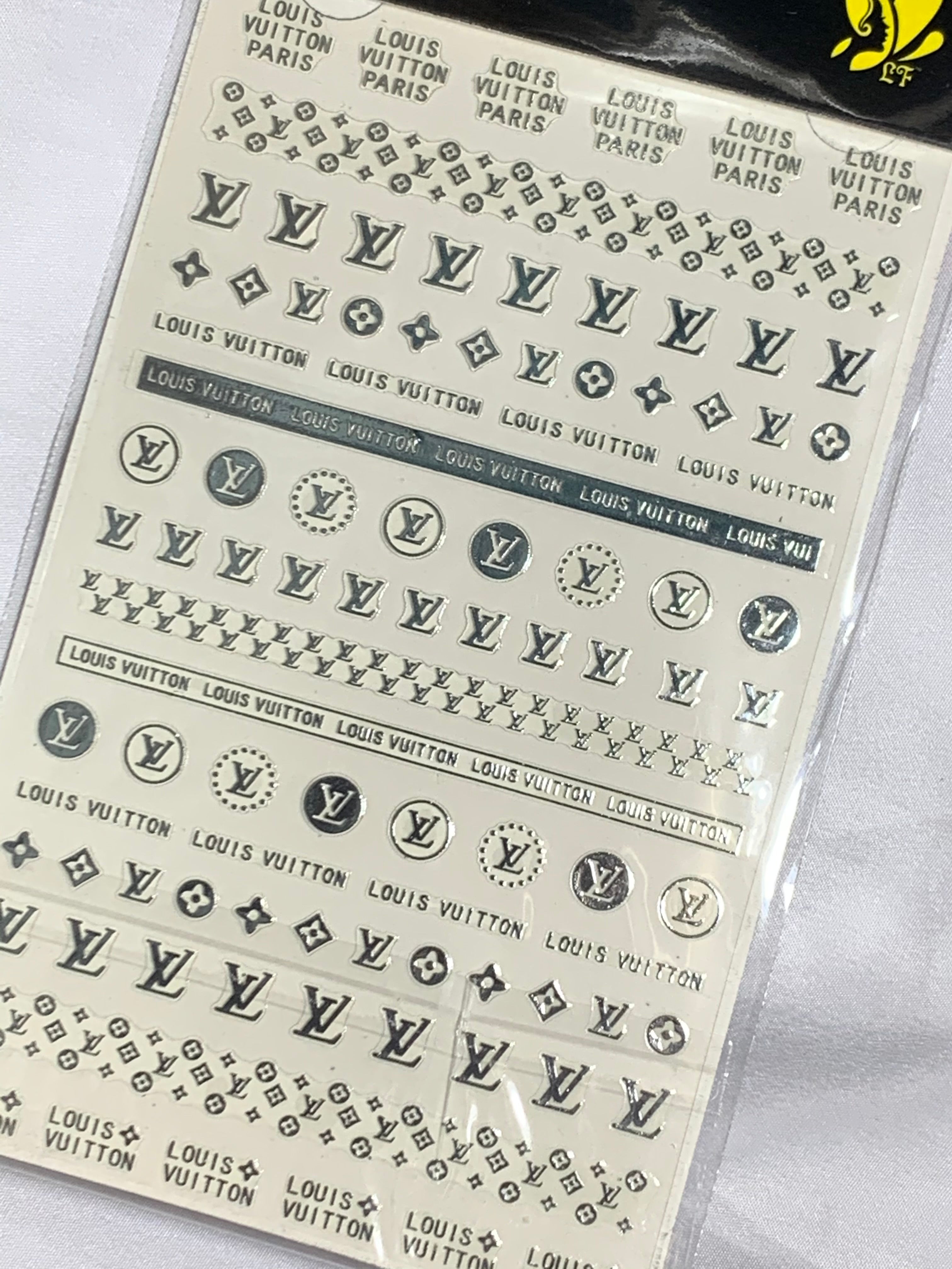 Louis Vuitton nail stickers
