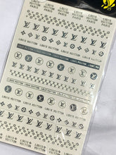Load image into Gallery viewer, Louis Vuitton nail stickers
