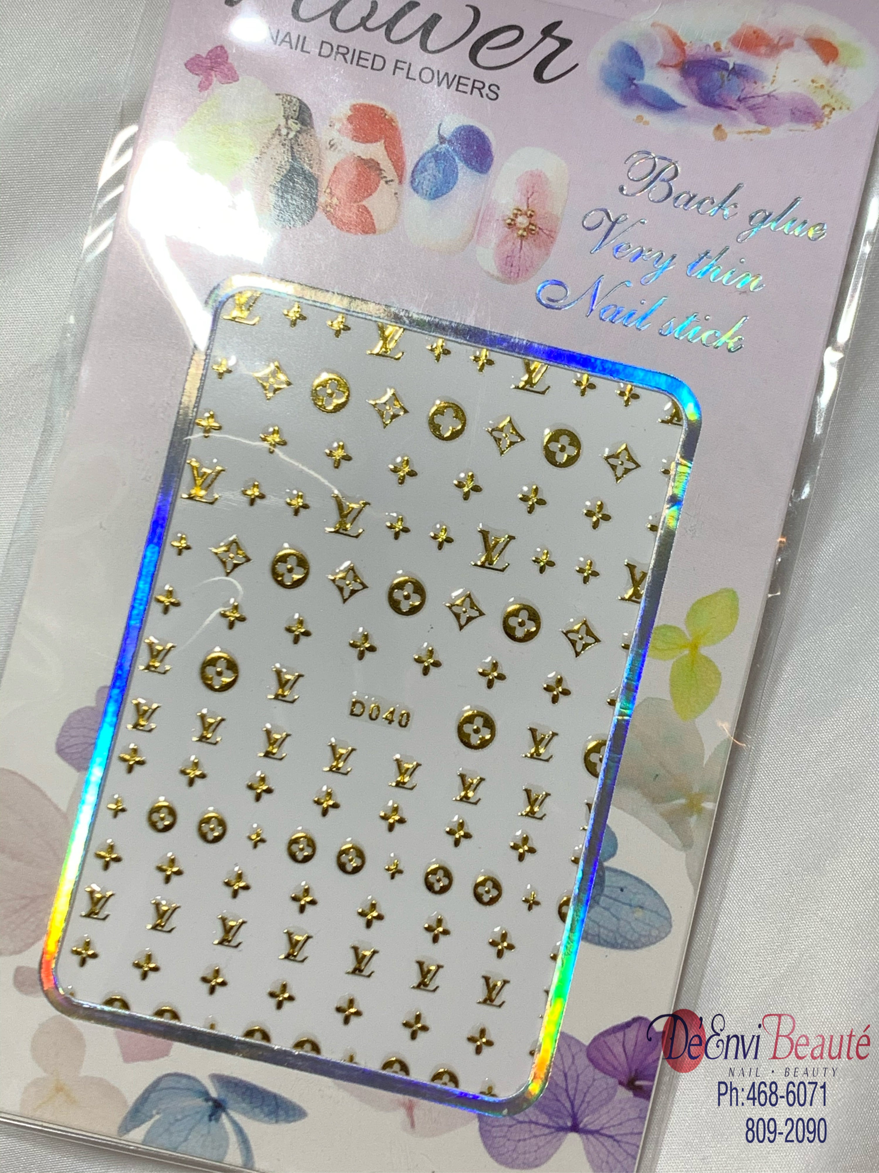 Louis Vuitton nail stickers