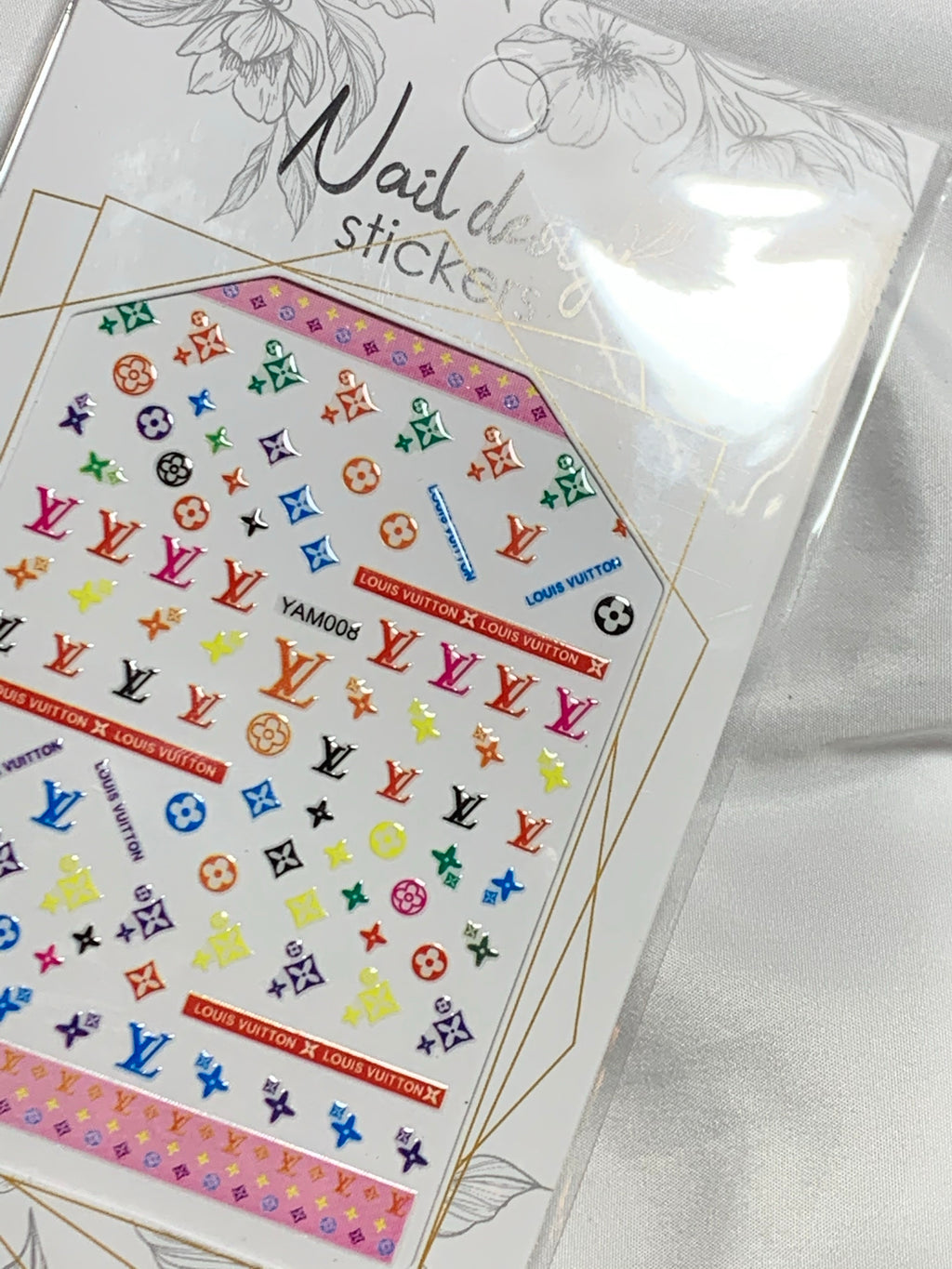 Louis Vuitton nail stickers