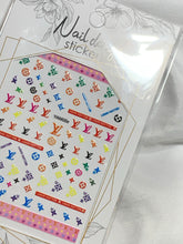 Load image into Gallery viewer, Louis Vuitton nail stickers
