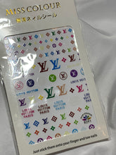Load image into Gallery viewer, Louis Vuitton nail stickers
