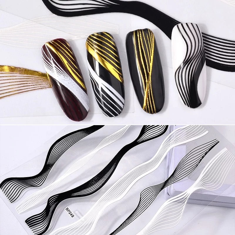 Nail wave Sticker
