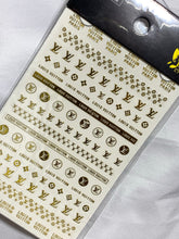 Load image into Gallery viewer, Louis Vuitton nail stickers
