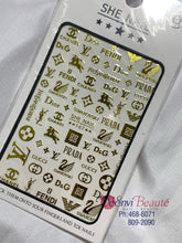 Load image into Gallery viewer, Louis Vuitton nail stickers
