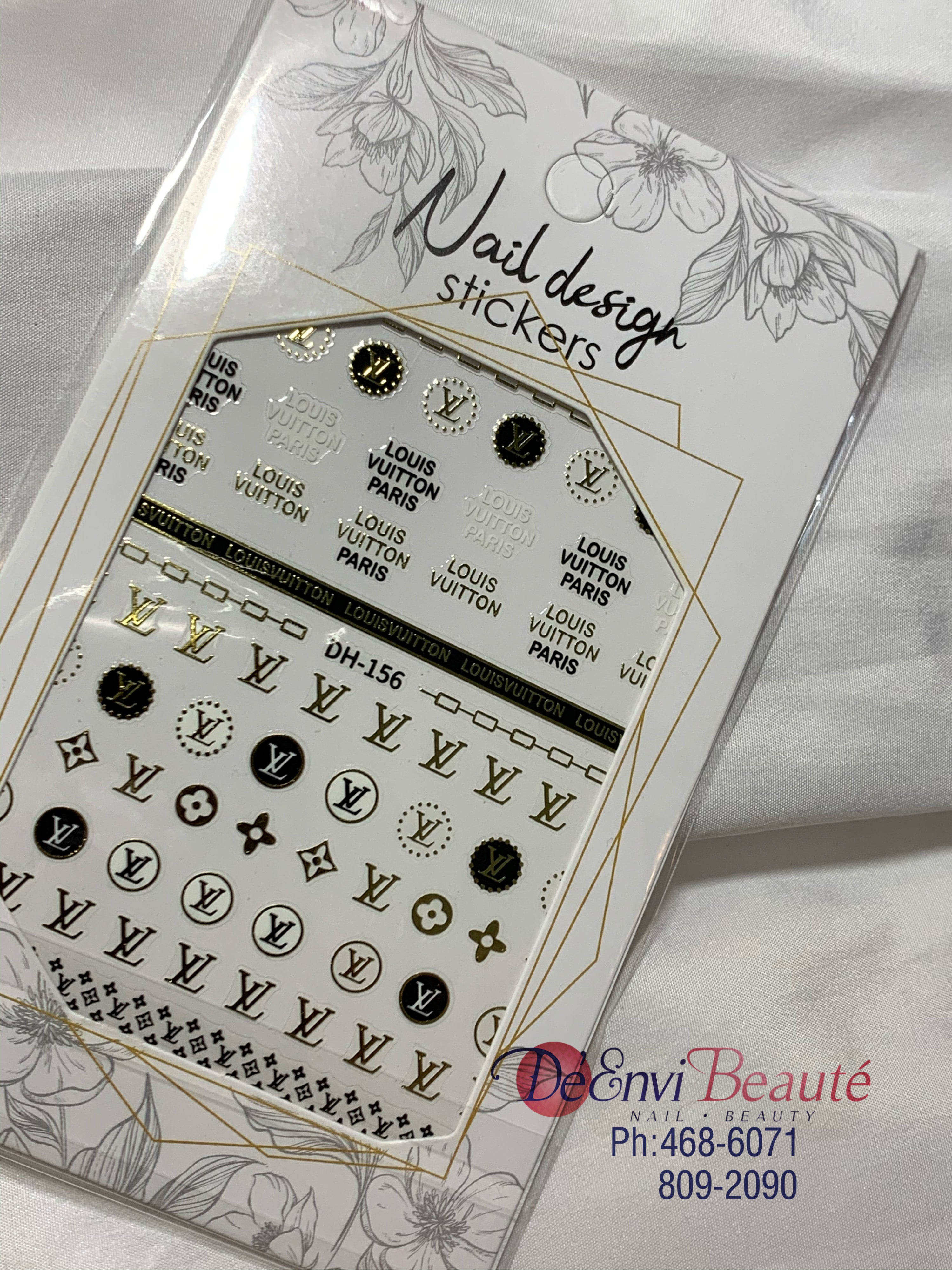 Louis Vuitton nail stickers