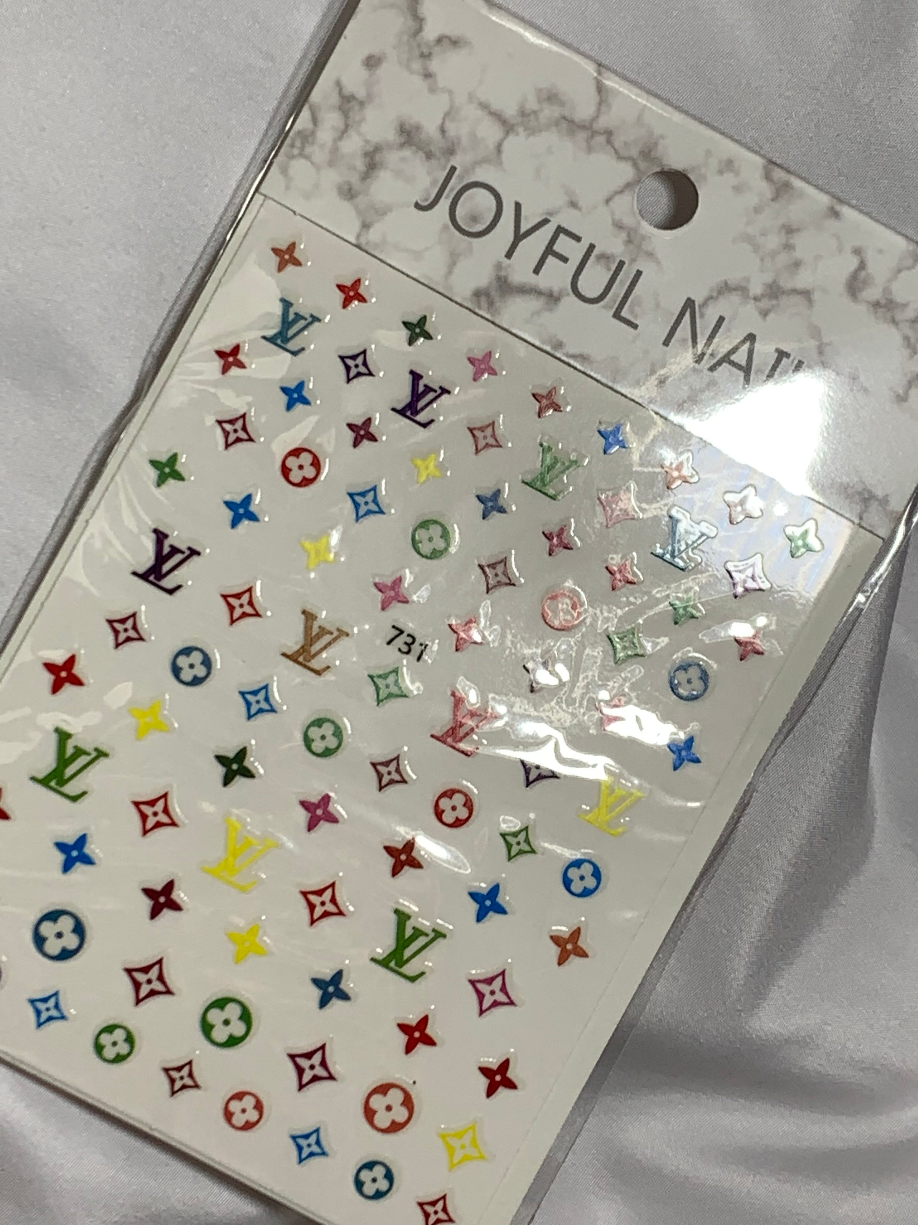 Louis Vuitton nail stickers