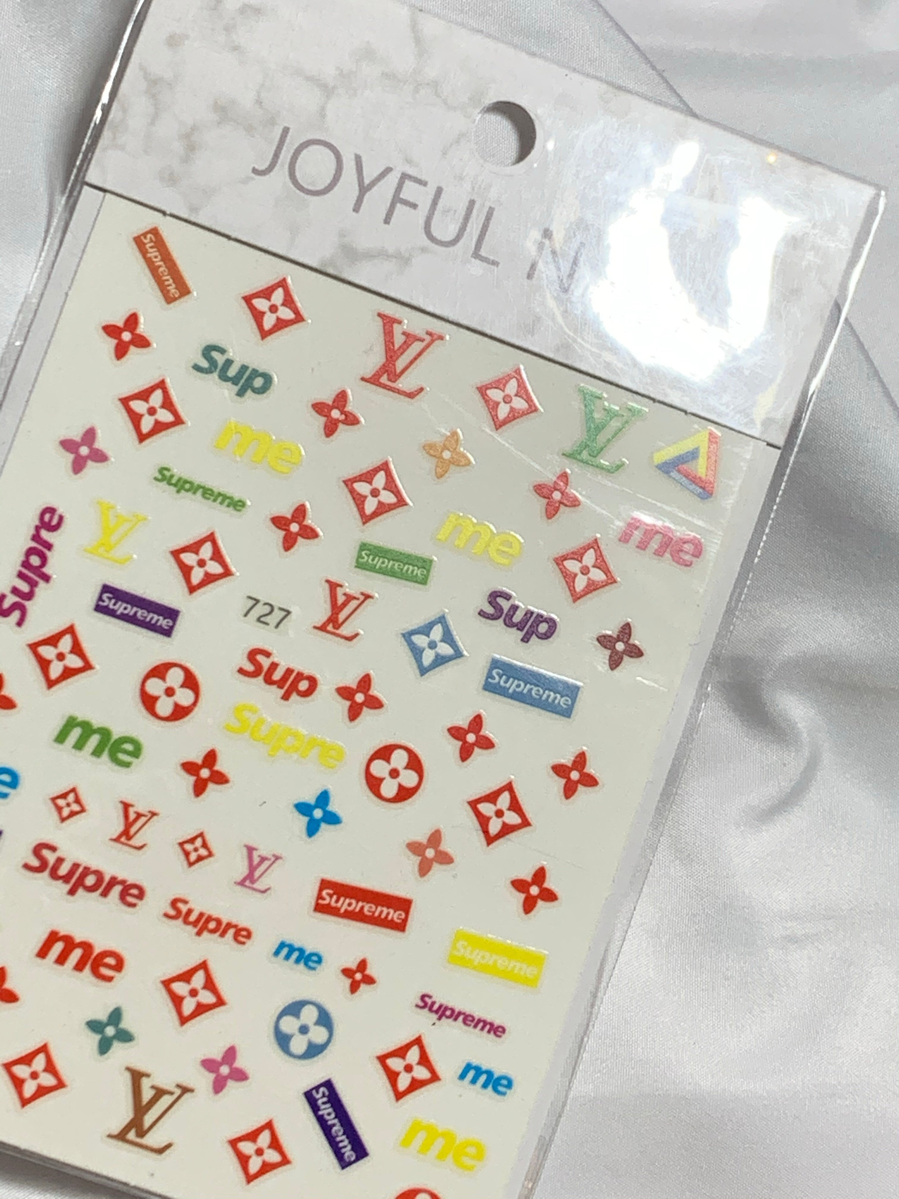 Louis Vuitton nail stickers