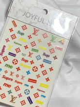 Load image into Gallery viewer, Louis Vuitton nail stickers

