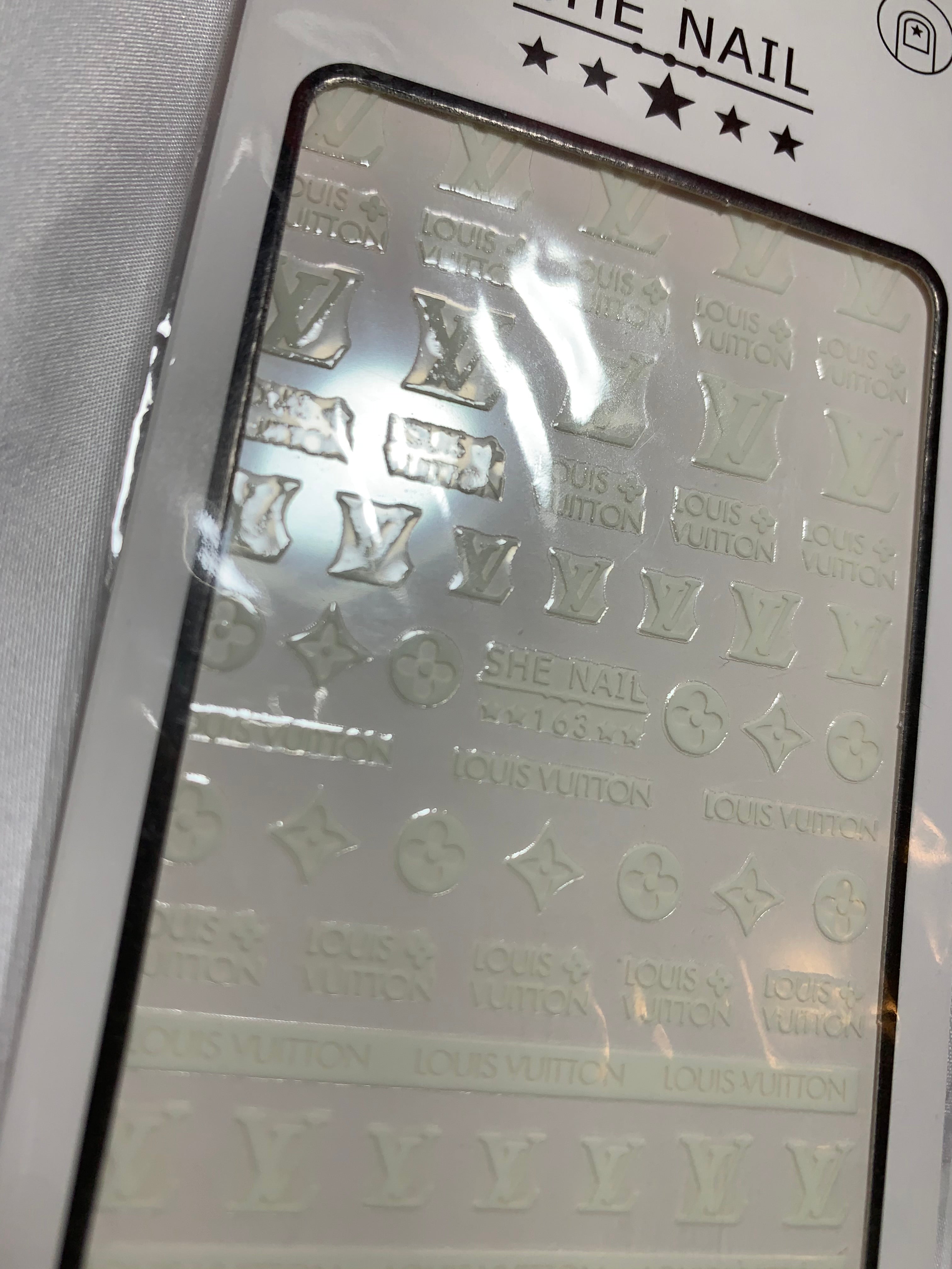 Louis Vuitton nail stickers