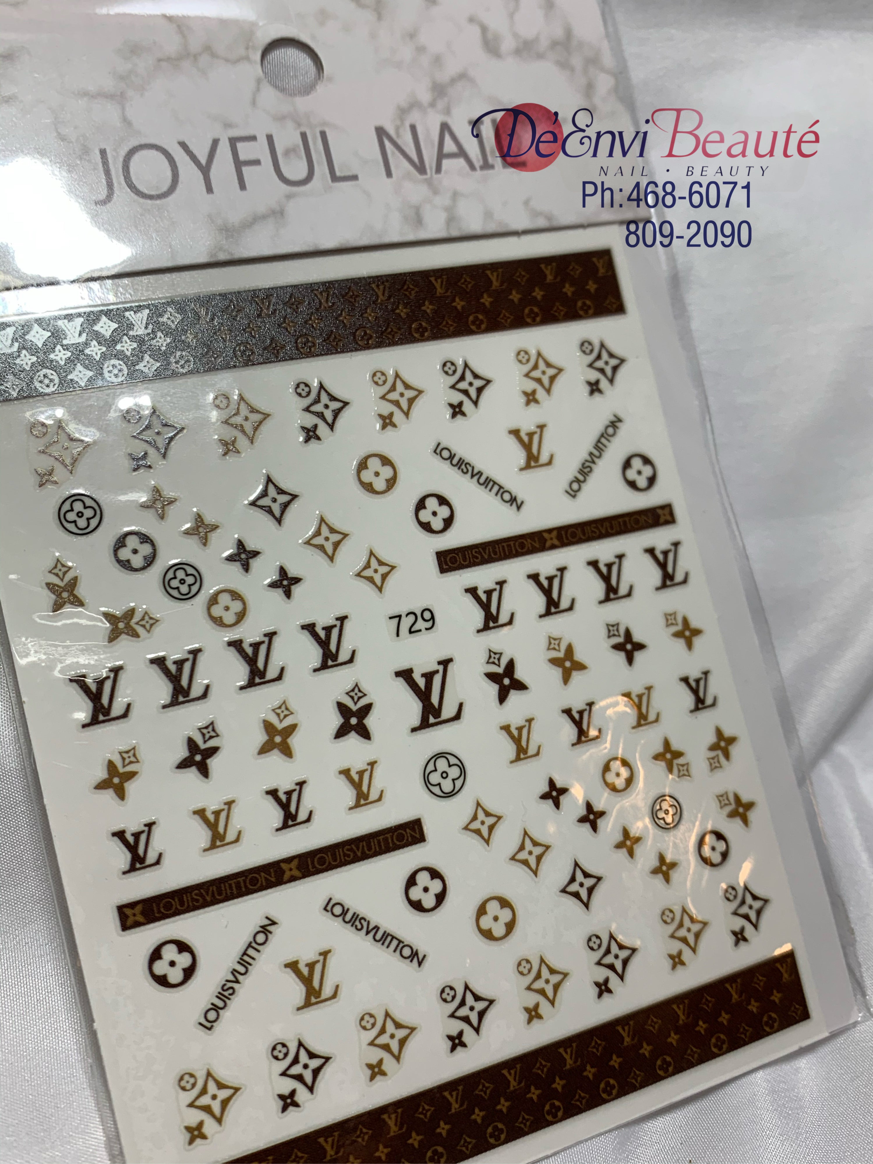 Louis Vuitton nail stickers