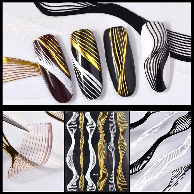 Nail wave Sticker